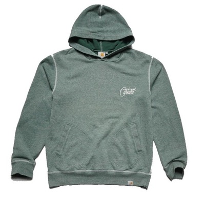 carhartt hooded sweat bluza męska zielona kaptur M