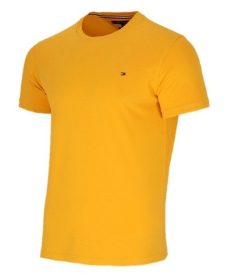 Żółty T-shirt TOMMY HILFIGER r. M