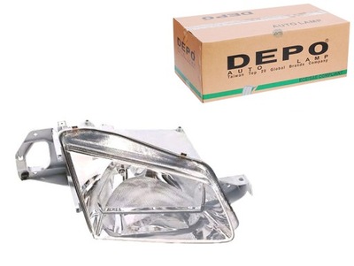 Depo фара h4 электрический цвет вкладыш: srebr фото №1