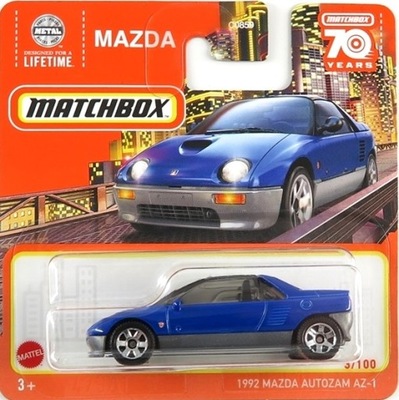 1992 MAZDA AUTOZAM AZ-1 autko MATCHBOX seria 2023