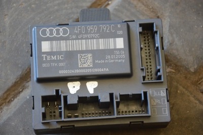 Модуль двері audi оригінальний номер 4f0959792c фото №1