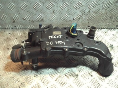 Корпус термостата citroen c4 1,6 hdi 9641338180 фото №1
