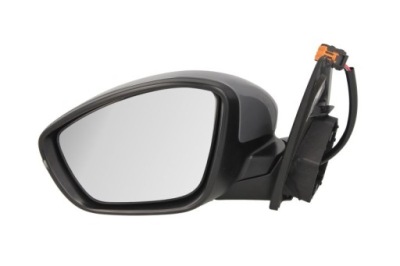 Зеркало левая 6 pin peugeot 308 ii 13- 17- фото №1