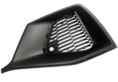 Заглушка решітка радіатора молдинг ґрати ліва audi q8 sq8 4m8 s-line 18- black фото №1