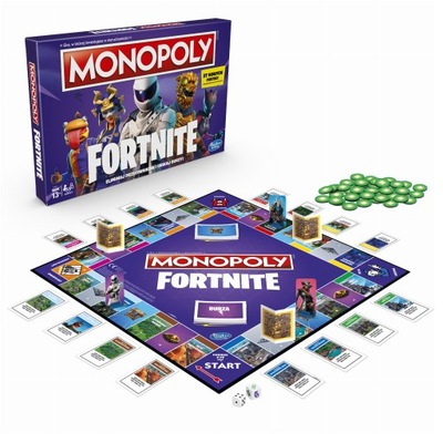 Gra Monopoly Fortnite PO POLSKU ZAFOLIOWANA Monopol Fortnajt Hasbro