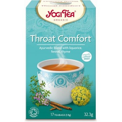 Herbata na gardło Throat comfort 17 x 1,9 g Bio