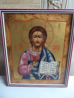 Obraz IKONA Chrystus Pantokrator seria limitowana