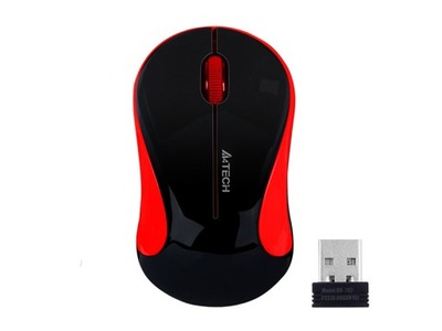 Mysz A4Tech V-TRACK G3-270N-1 Black+Red Bezprzewo