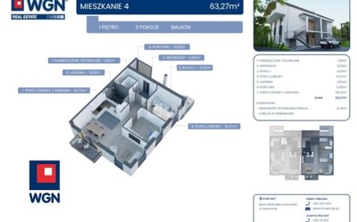Mieszkanie, Jaworzno, Śródmieście, 58 m²