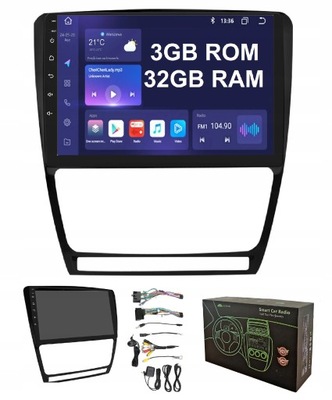 NAWIGACJA RADIO ANDROID DO SKODA OCTAVIA 2 II DSP CARPLAY 3/32GB LTE USB