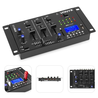 Mikser dla DJ'A 4-kanałowy Vonyx USB/ SD/ BT