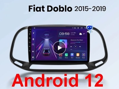 Radio Android 10 1/16Gb GPS Fiat DOBLO WiFi
