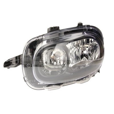 Лампа citroen c3 iii 16- фара левый фото №1