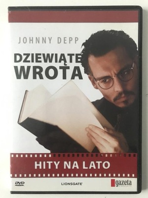 Film Dziewiąte wrota płyta DVD