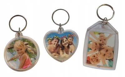 BRELOK Z ZDJĘCIEM - ZRÓB TO SAM 3 SZT