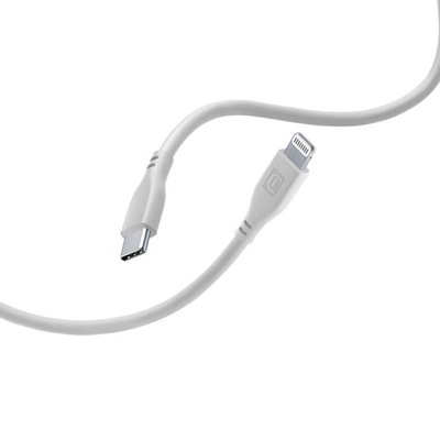 Kabel Cellularline USB-C do Lightning MFi 1.2m Soft Cable Szary