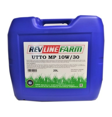 МАСЛО ГИДРАВЛИЧНО-PRZEKŁADNIOWY REVFARM (20L) 10W30/70W80 ,API GL-4, A