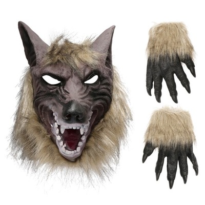 Kostiumowa maska wilka dla dorosłych Fursuit Head Suits na studniówkę