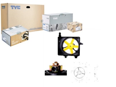 Tyc 810-0031 вентилятор, охлаждение двигателя фото №1