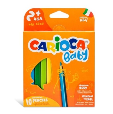 Kredki ołówkowe CARIOCA Baby 10 kolorów