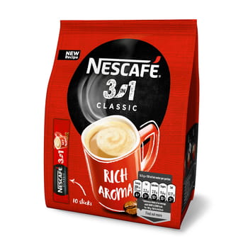 Kawa rozpuszczalna 3in1 Classic Nescafe 10x16,5g