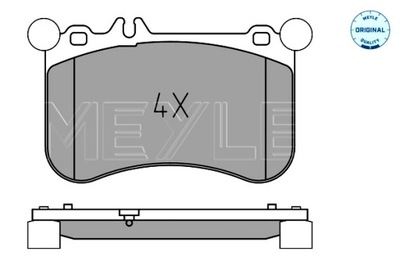 MEYLE ZAPATAS DE FRENADO PARTE DELANTERA MERCEDES CLS C218 CLS SHOOTING BRAKE  