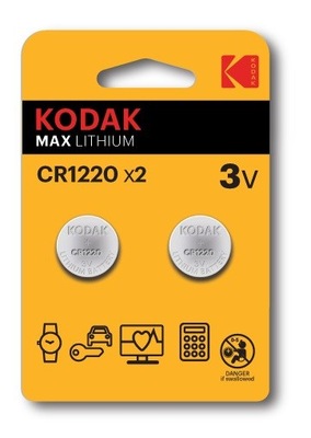 Kodak Max Lithium CR1220 2szt (30417717)