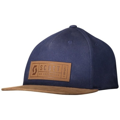 SCOTT Czapka Cap Winter camel brown/dark blue 