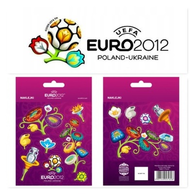 UEFA EURO 2012 POLAND UKRAINE 11x16cm naklejki nr2