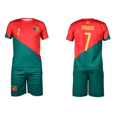 Strój komplet piłkarski-RONALDO PORTUGALIA - L