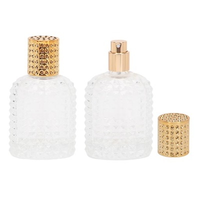 2PCS Glass Perfume Atomizer Butelka do napełniania butelki z DE