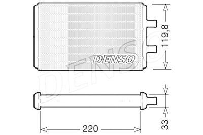 DENSO ŠILDYTUVAS IVECO DAILY IV 3.0D 05.06-08.11 