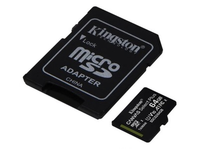 KARTA PAMIĘCI KINGSTON 64GB microSDXC + ADAPTER