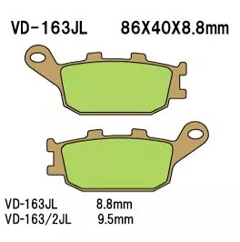 ZAPATAS DE FRENADO VESRAH VD-163/2JL  