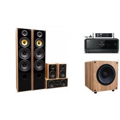 YAMAHA RX-V6A + TAGA HARMONY TAV-606v3 + TSW-90 (oak)