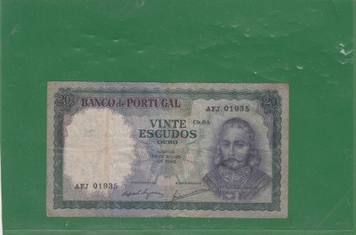 Portugalia 20 escudos 1960 stan z obiegu