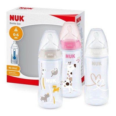 Butelki antykolkowe Nuk First Choice+ 3 x 300 ml