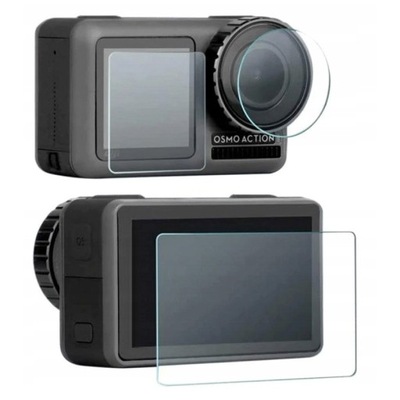 SZKŁO HARTOWANE do DJI OSMO ACTION na OBIEKTYW LCD