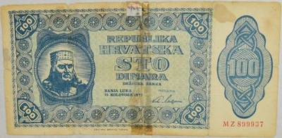 20.Banja Luka, 100 Dinarów 1971 b.rzadki, St.4