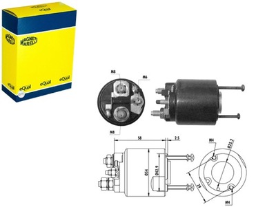 Выключатель электромагнитный стартер 168 series a140 magneti фото №1