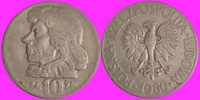 10 zł 1960 TADEUSZ KOŚCIUSZKO A 122