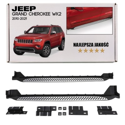 Jeep grand cherokee iv wk2 2010-2021 пороги боковой пороги + болты фото №1