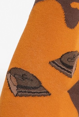 GATTA Skarpety WEDEL SOCKS 07 Kolor: carmel choco | Rozmiar: 36/38