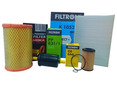 JUEGO DE FILTROS PARA RENAULT KANGOO CLIO II 1.2  