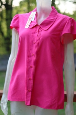 Bluzka koszulowa letnia FIORUCCI L różowa