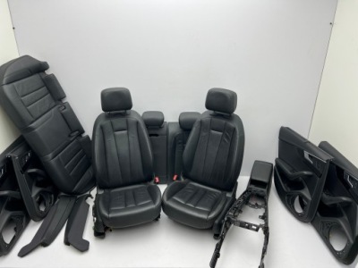 Audi a4 b9 8w9 kombi avant салон кожаный сиденья заднее сиденье комплект демонтаж фото №1