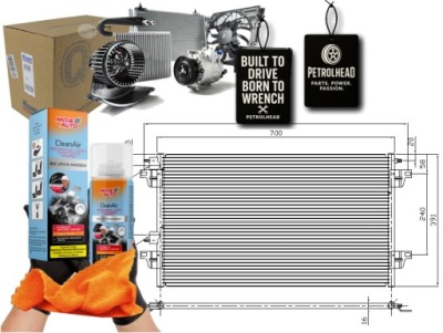 Конденсатор кондиціонера renault clio ii laguna ii v #petrolhead pro+ kit9 фото №1