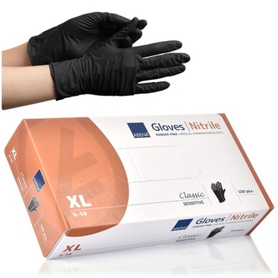 Rękawiczki Medyczne Jednorazowe Niejałowe XL x100