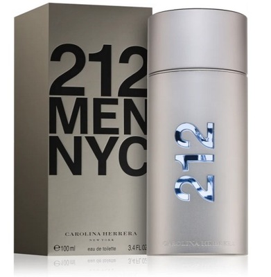 Perfumy męskie CAROLINA HERRERA 212 Men EDT 100ml FOLIA