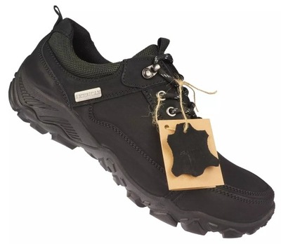 Męskie obuwie przejściowe American Club MCY-102BL czarne